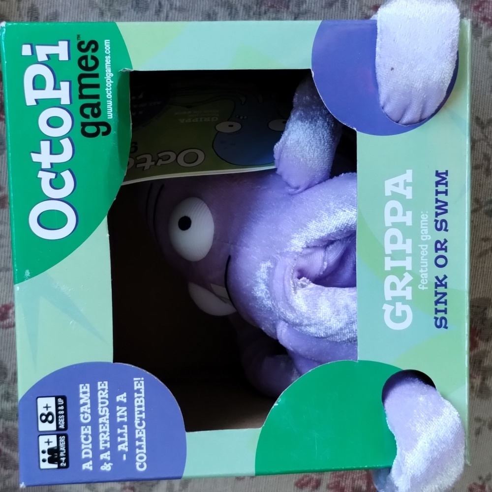3 ct Octopus Dice games With plushies Ages 8+ Nib - Picture 8 of 10